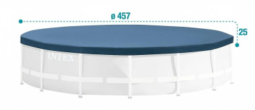 Preview: Intex Pool-Abdeckplane 457cm 